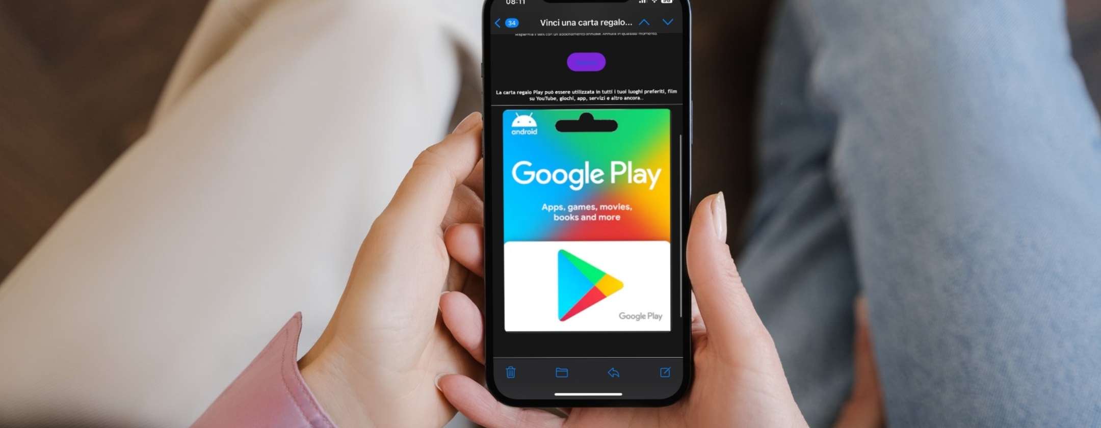 Allarme truffa: la Carta Regalo Google Play da 100€ è falsa