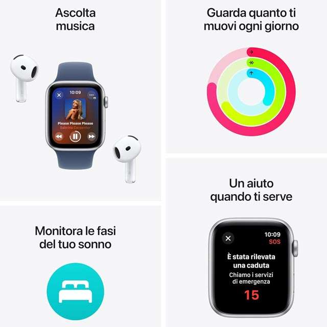 Le caratteristiche di Apple Watch SE