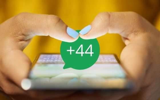 Attenzione ai messaggi con prefisso +44 del Regno Unito