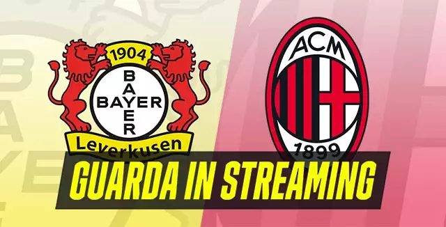 Guarda in streaming Bayer Leverkusen-Milan di Champions League