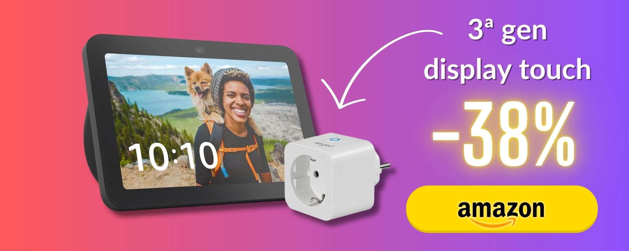 Echo Show 8 per una casa super smart: versatile e in sconto (-38%)