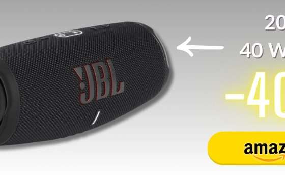 JBL Charge 5: crolla il prezzo (-40%) ma la musica suona potentissima