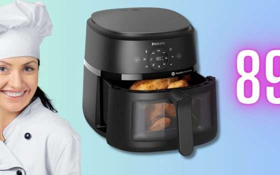 Philips Airfryer con cestello 6,2L, 13 programmi e cottura professionale