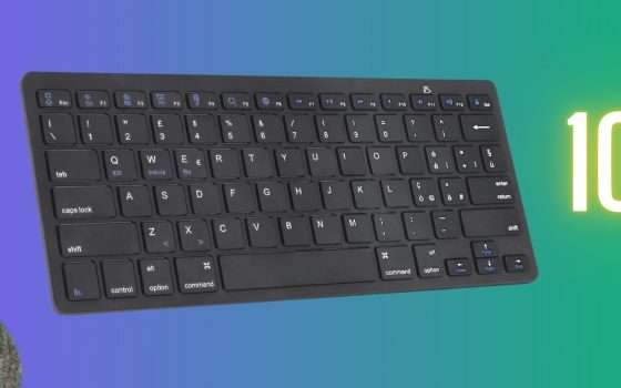 Tastiera QWERTY italiana con Bluetooth a meno di 10€: l'occasione