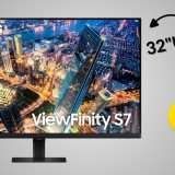 Scrivania con vista: Monitor Samsung 32