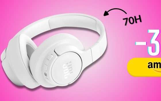 JBL Tune 770NC le cuffie Over ear perfette: scontate del 38% sono TOP