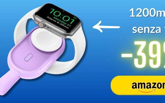 Apple Watch sempre carico con questo prodotto trucco: 12€ ti salva