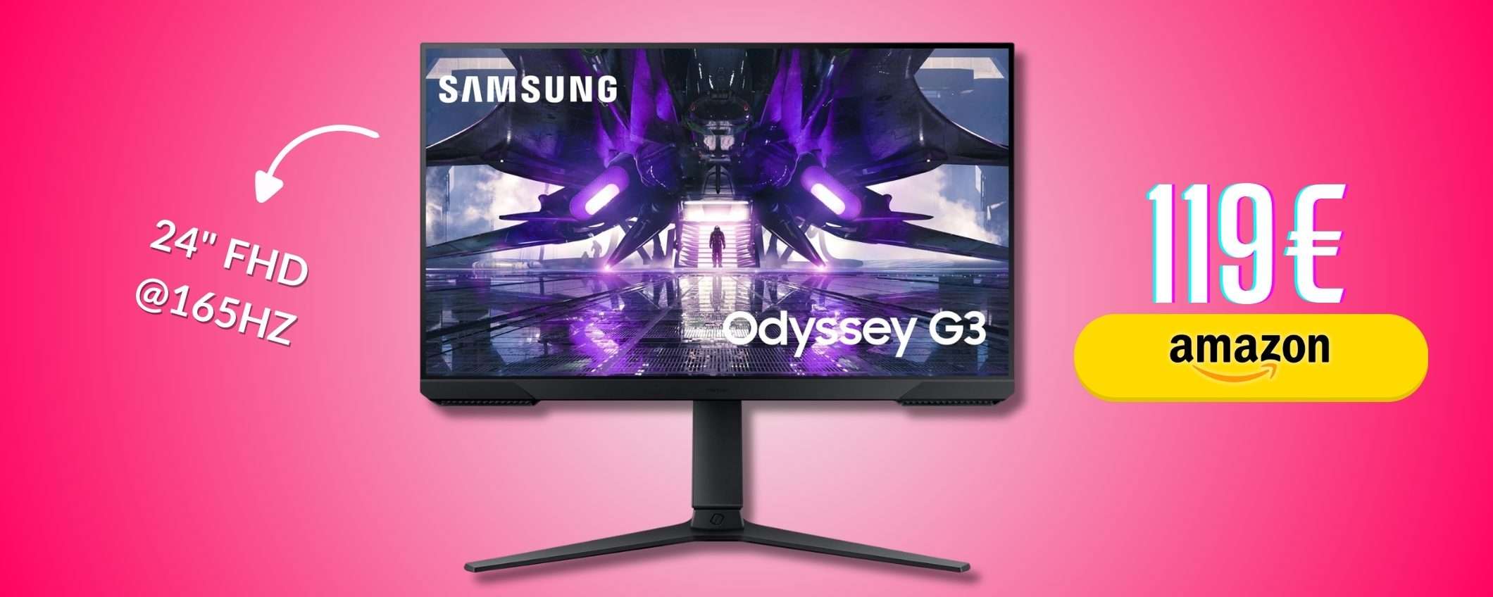 Samsung Odyssey G3: il monitor gaming da 24