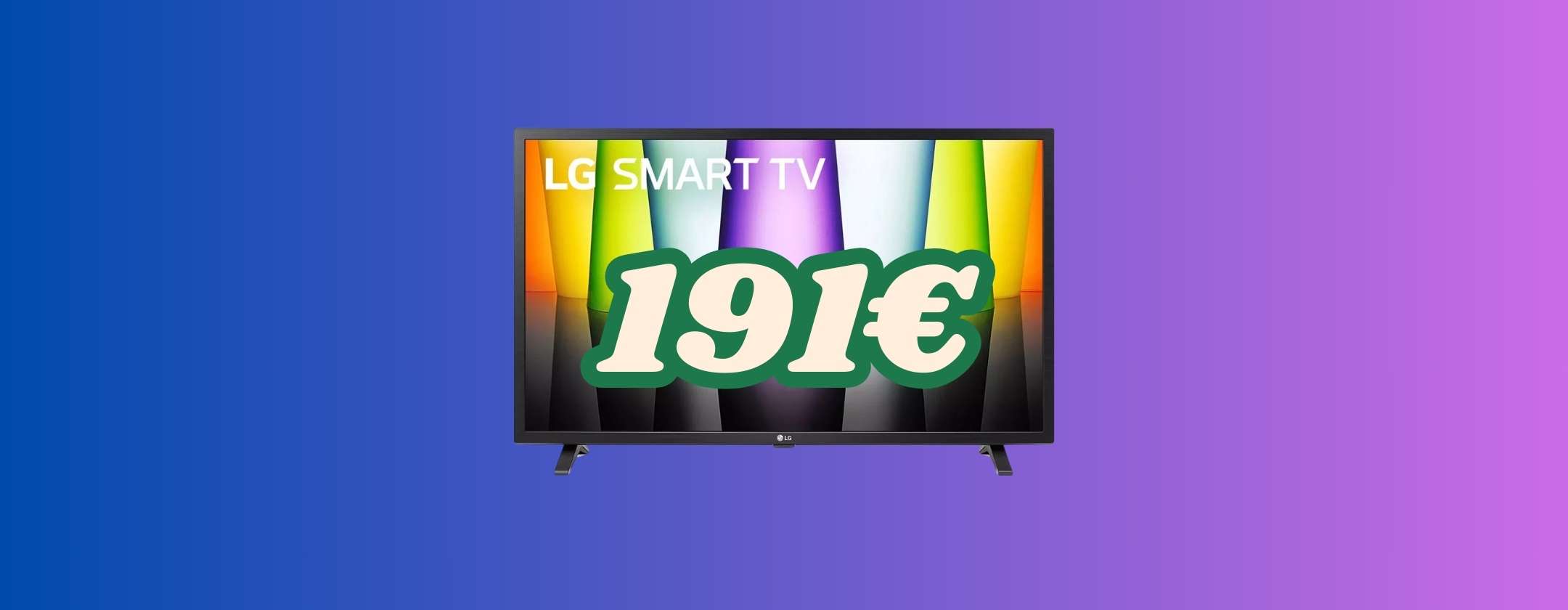 Fantastica Smart TV LG in regalo a soli 191€ su eBay