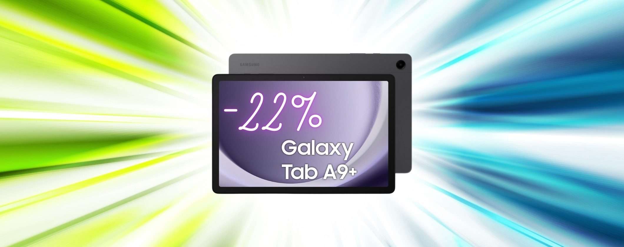 Festa delle Offerte Prime: -22% per il Samsung Galaxy Tab A9+