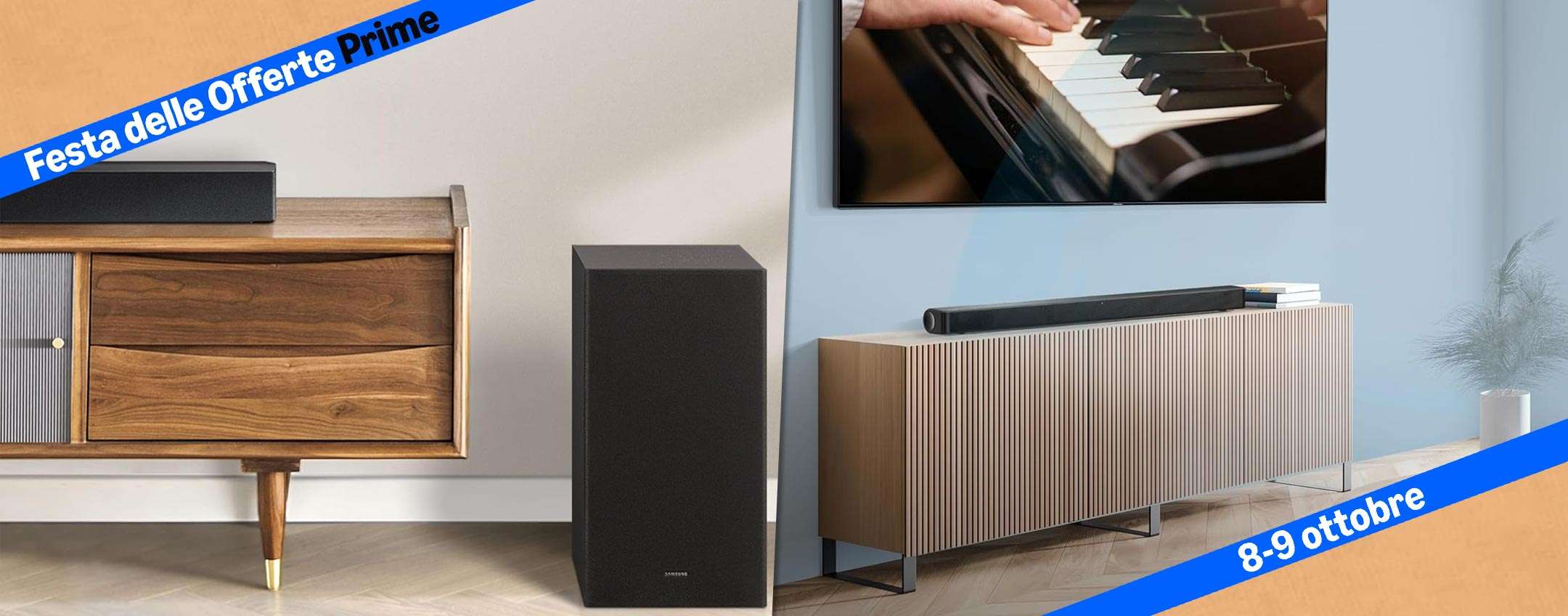 Festa delle Offerte Prime 2024: le migliori soundbar in sconto