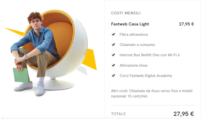 fibra ultraveloce fastweb