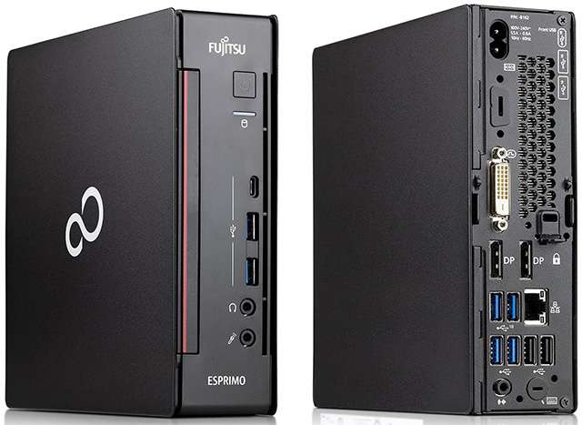 Fujitsu Esprimo Q957: il design del Mini PC