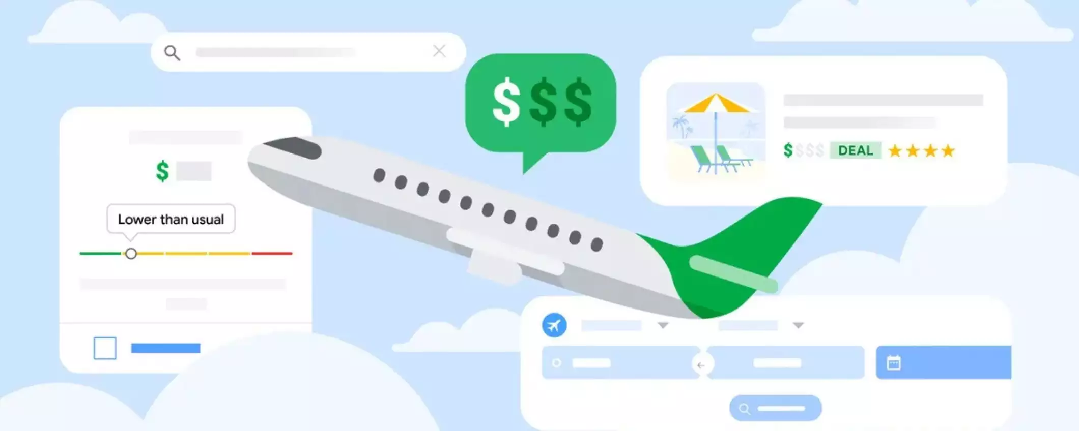 Google Voli, arriva la scheda per i biglietti aerei low cost