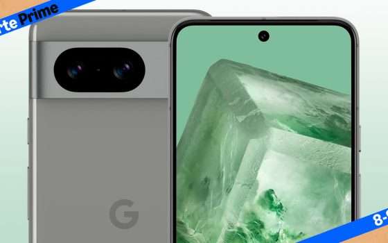 Pixel 8 in SCONTO RECORD: -311€ per la Festa di Amazon Prime