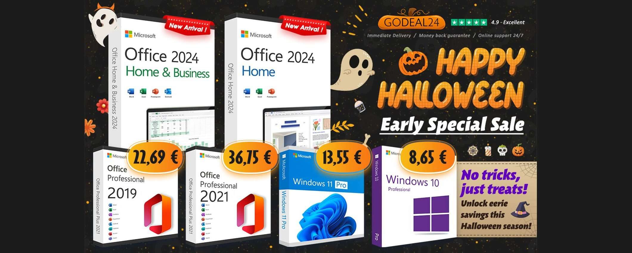 Offerte di Halloween: Office 2021 a vita a soli 29,11€ e non è uno scherzo!