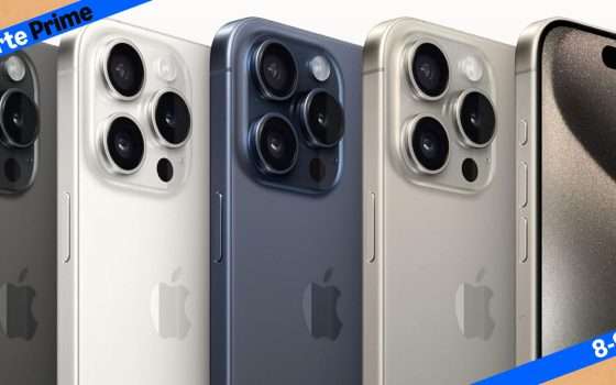 iPhone 15 Pro (1 TB): risparmia 286 euro grazie alla Festa di Prime