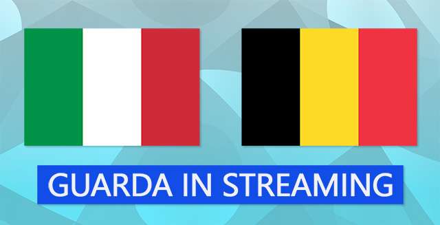 Guarda in streaming Italia-Belgio, la partita di Nations League (anche dall'estero)