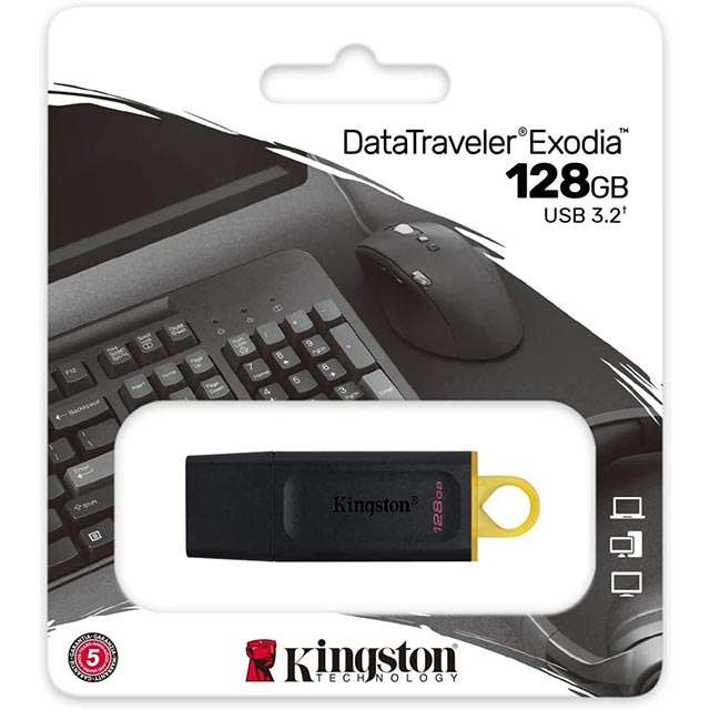 La pendrive Kingston DataTraveler Exodia da 128 GB