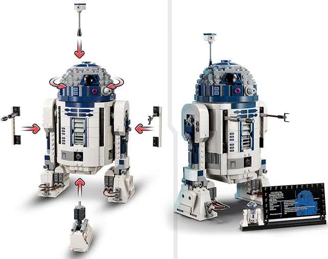 Il set LEGO dedicato a R2-D2 di Star Wars