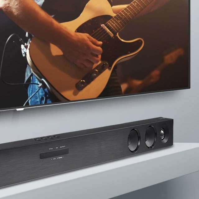 Il design della soundbar LG SK1D