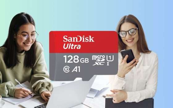 MicroSD SanDisk 128GB sotto i 14€ alla Festa delle Offerte Prime