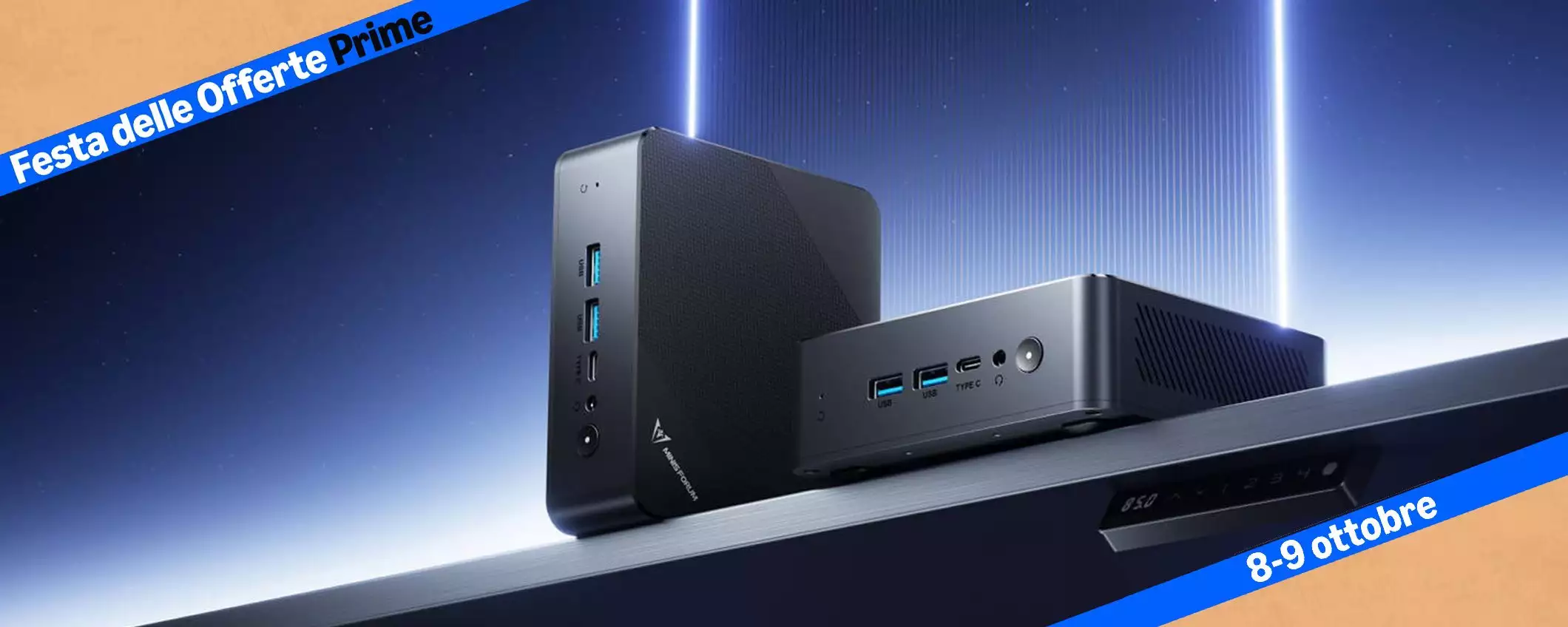 Mini PC (Intel, 16/512GB) in sconto alla Festa delle Offerte Prime