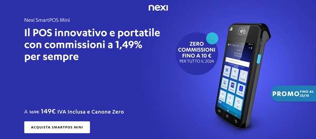 nexi smartpos mini offerta