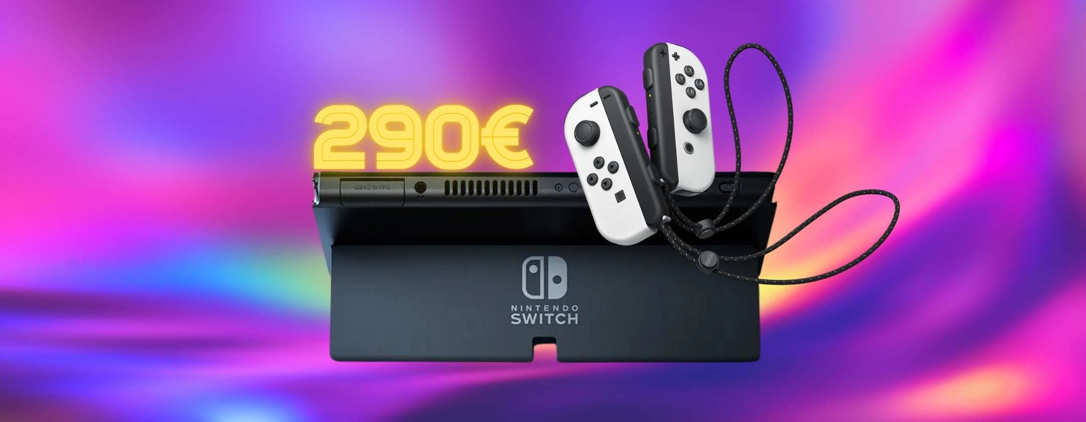 Nintendo Switch OLED Bianca a 290€ è un miracolo eBay