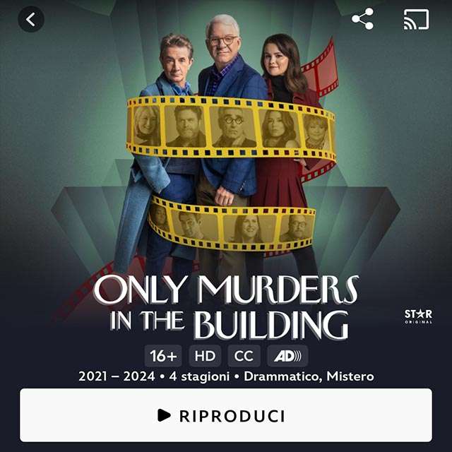 Guarda la serie Only Murders in the Building in streaming su Disney+