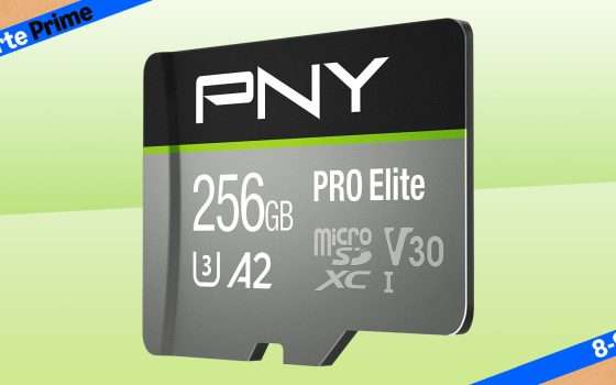 Festa Prime: microSD 256GB+adattatore a SOLI 26€