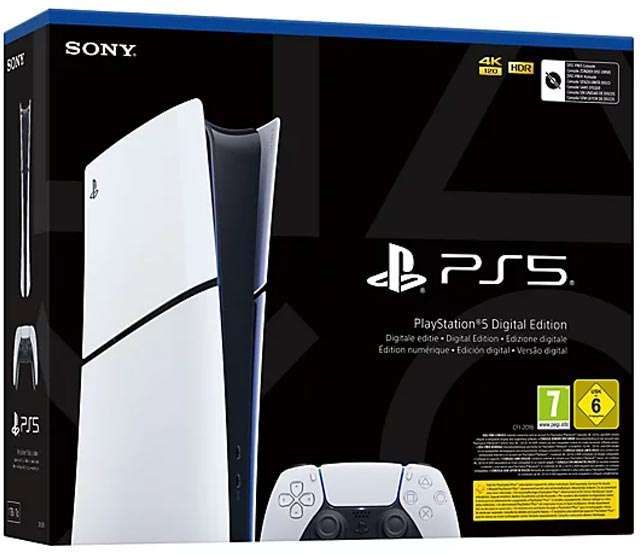 La console PS5 Slim in versione Digital