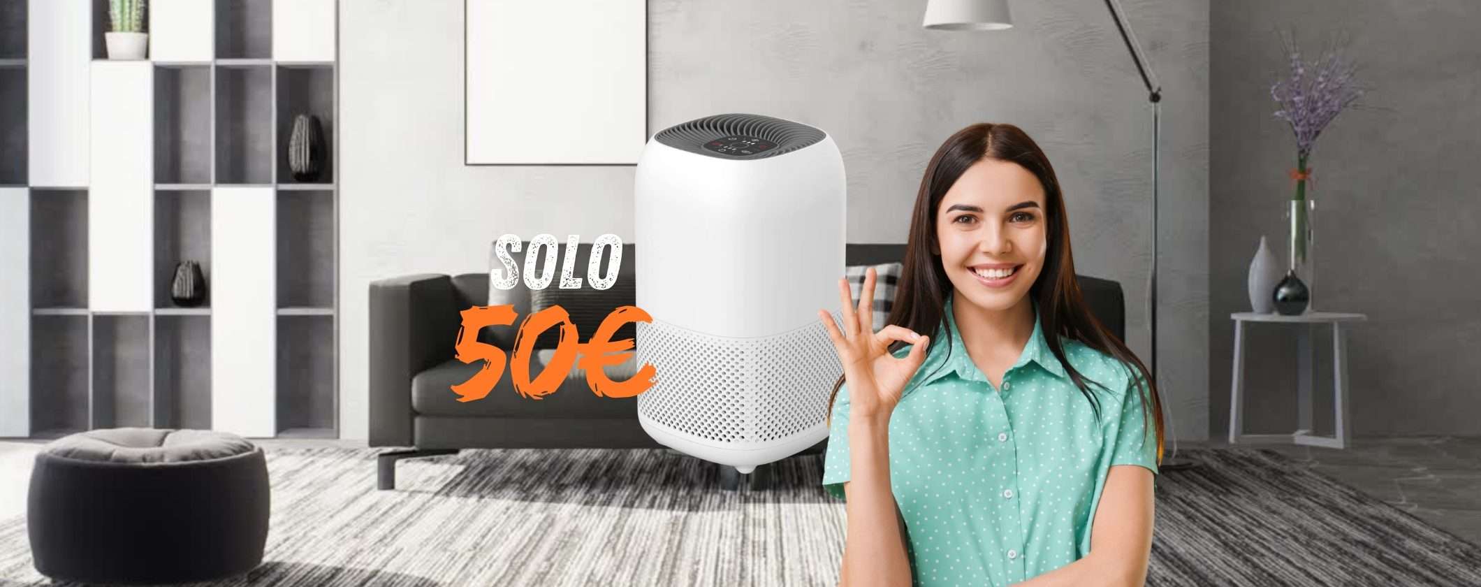 Purificatore Aria con soli 50€? Sì, solo su Amazon