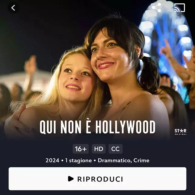 Guarda la miniserie Qui non è Hollywood in streaming