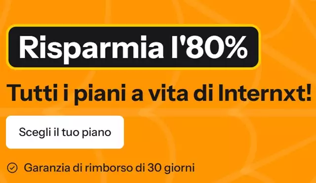 risparmia l'80 per cento sui piani a vita di internxt