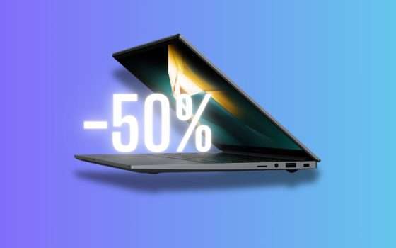 Samsung Galaxy Book4: 50% di sconto alla Festa delle Offerte Prime