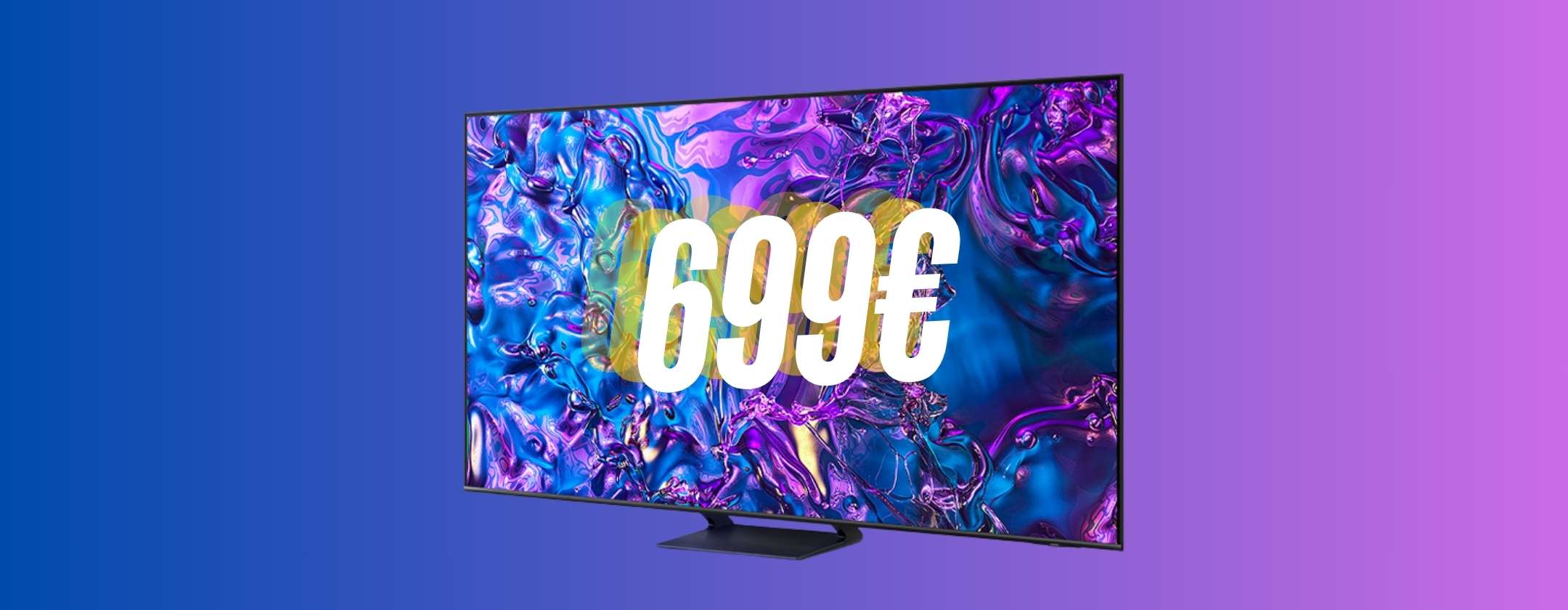 Samsung TV QLED 4K 55″: uno spettacolo a soli 699€ con le Offerte Prime