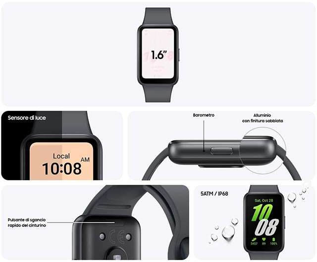 Samsung Galaxy Fit3: le caratteristiche del fitness band