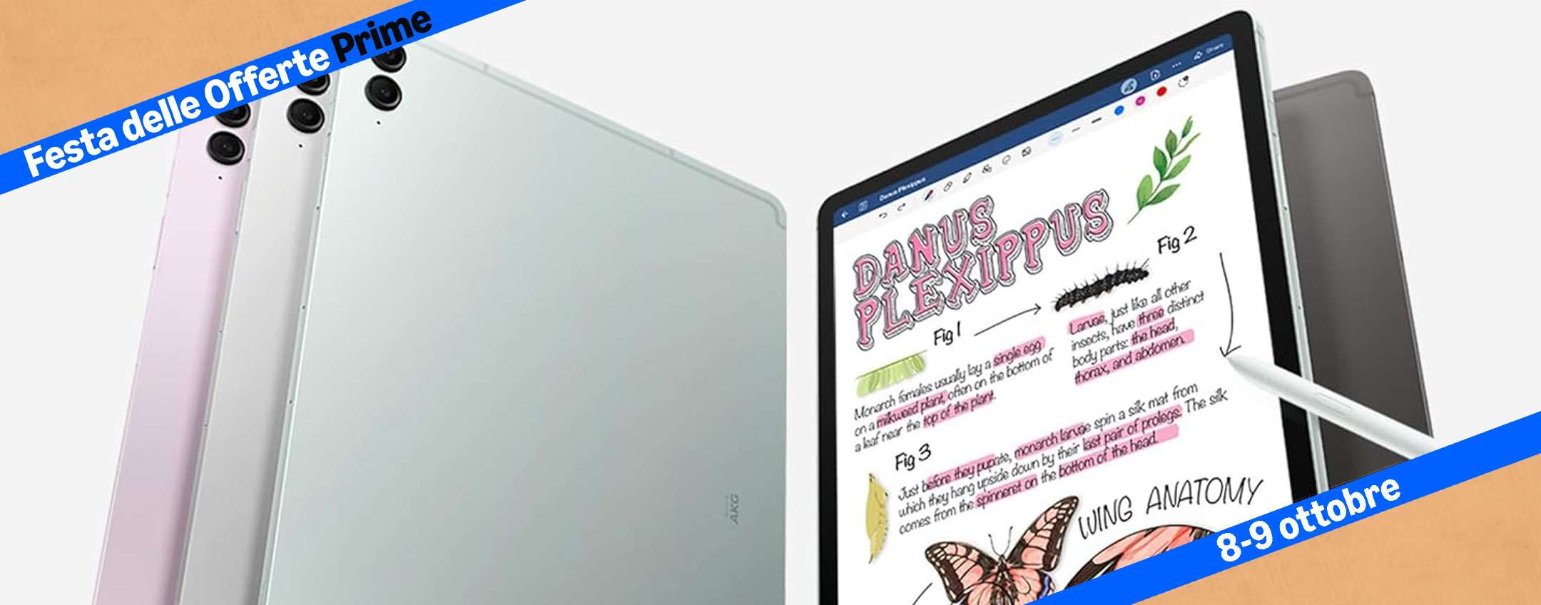 Festa Prime: il tablet Galaxy Tab S9 FE a PREZZO STRACCIATO