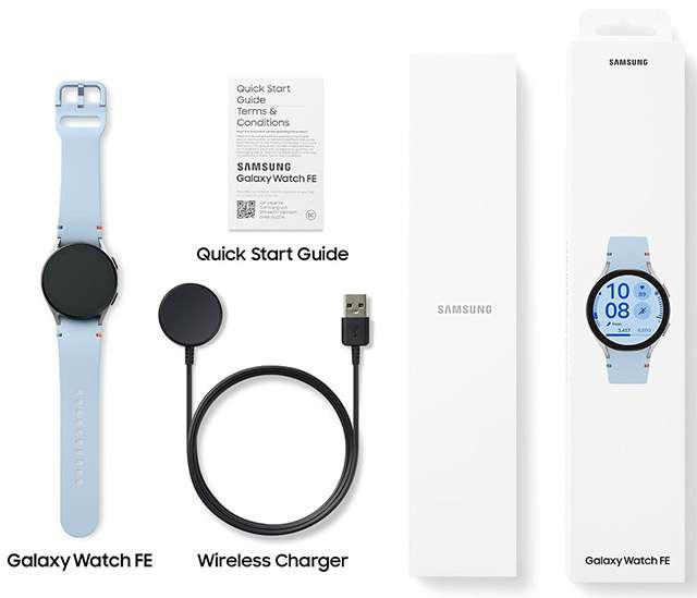 Lo smartwatch Samsung Galaxy Watch FE: il contenuto della confezione