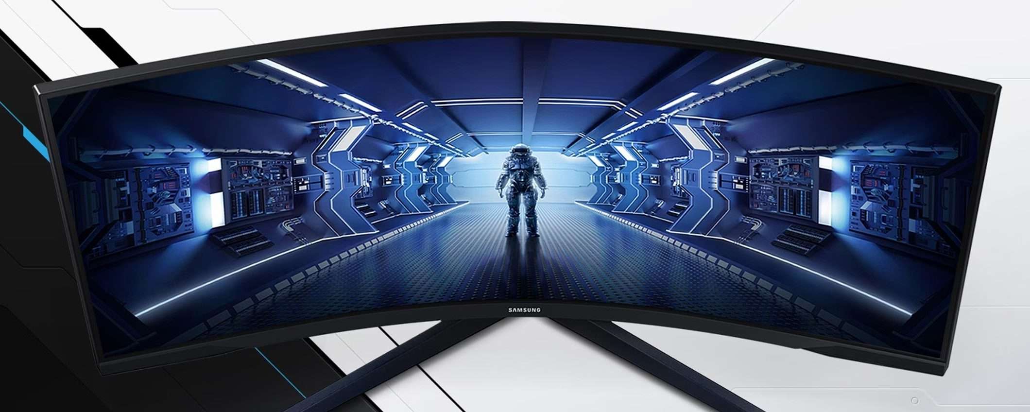 Monitor gaming Samsung curvo (34'', 165 Hz): MINIMO STORICO