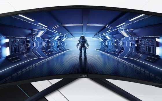 Monitor gaming Samsung curvo (34'', 165 Hz): MINIMO STORICO