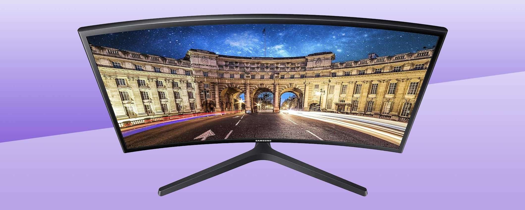 Monitor curvo Samsung a 79 euro: sembra un errore di prezzo