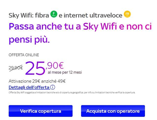 sky wifi a 25,90 euro