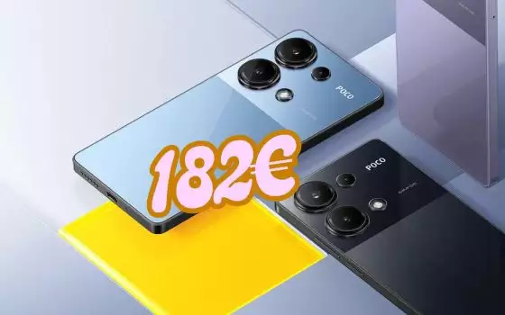 Lo smartphone economico che spinge è POCO M6 Pro ora a 182€