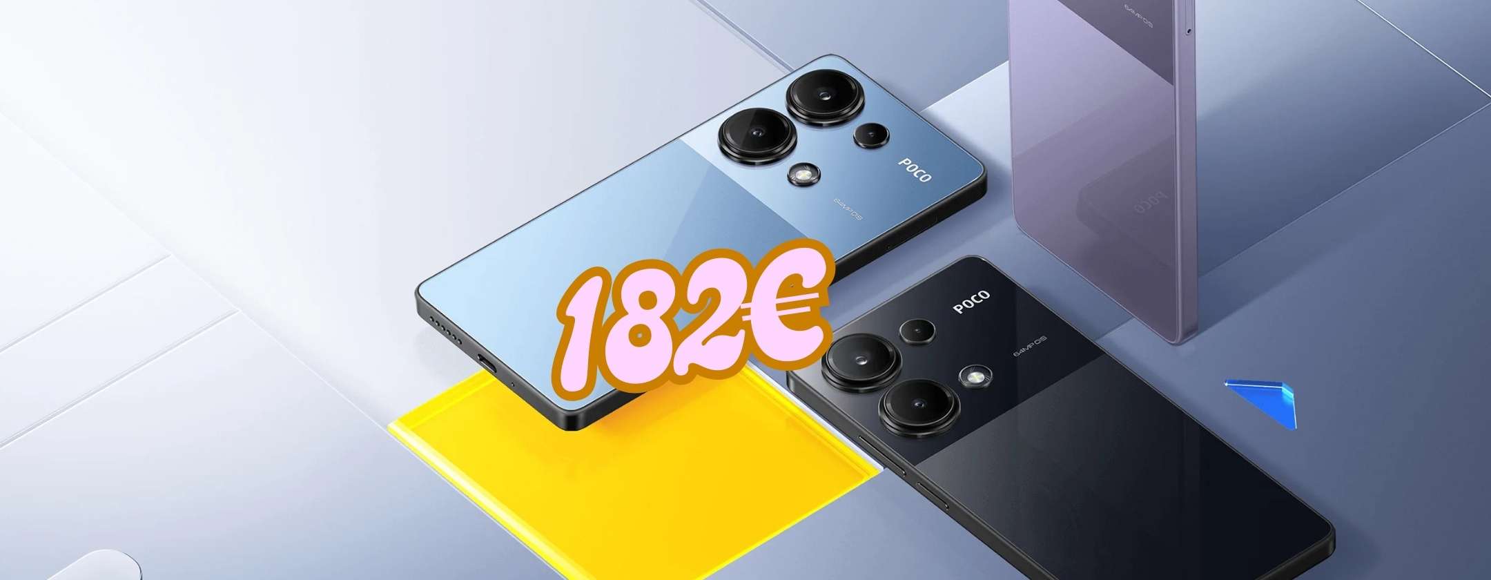 Lo smartphone economico che spinge è POCO M6 Pro ora a 182€