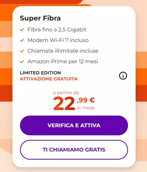 super fibra windtre