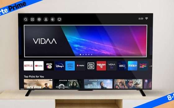 Festa Prime: smart TV (65'', QLED) Toshiba a prezzo stracciato