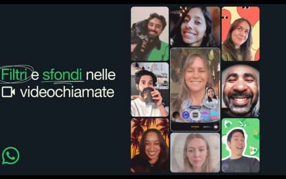 WhatsApp lancia filtri e sfondi per videochiamate più divertenti