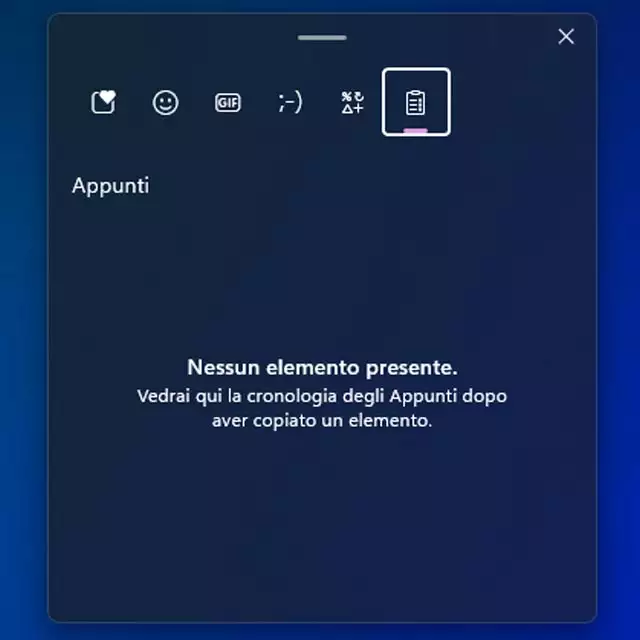 La Cronologia Appunti vuota, per qualcuno è l'effetto di un problema di Windows 11 24H2